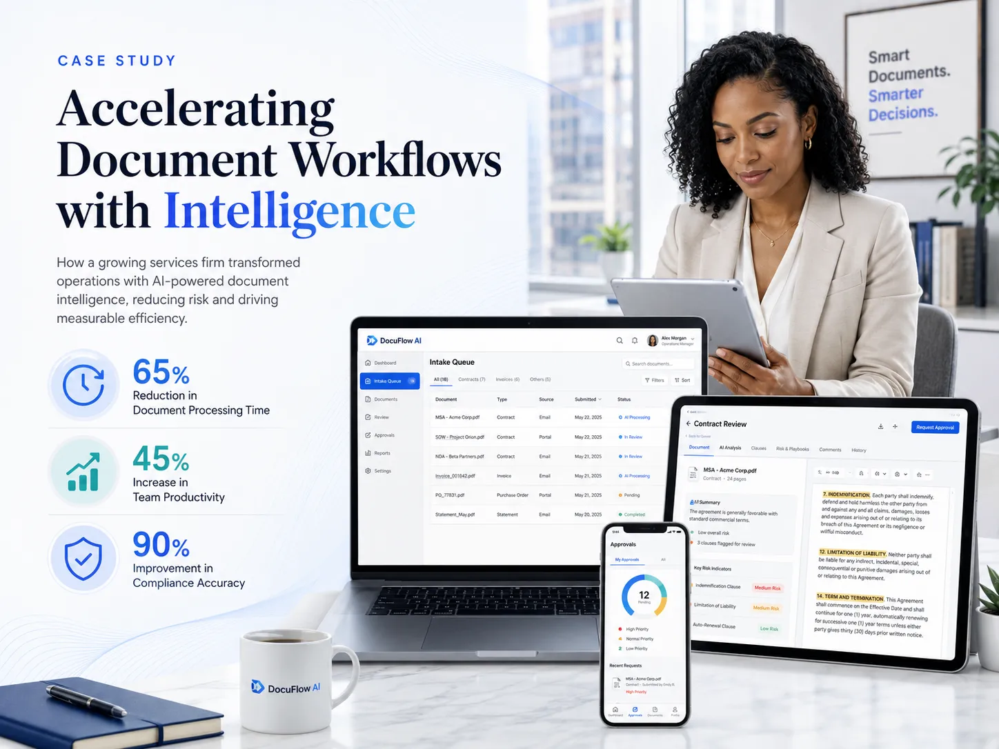 DocuFlow AI case study card